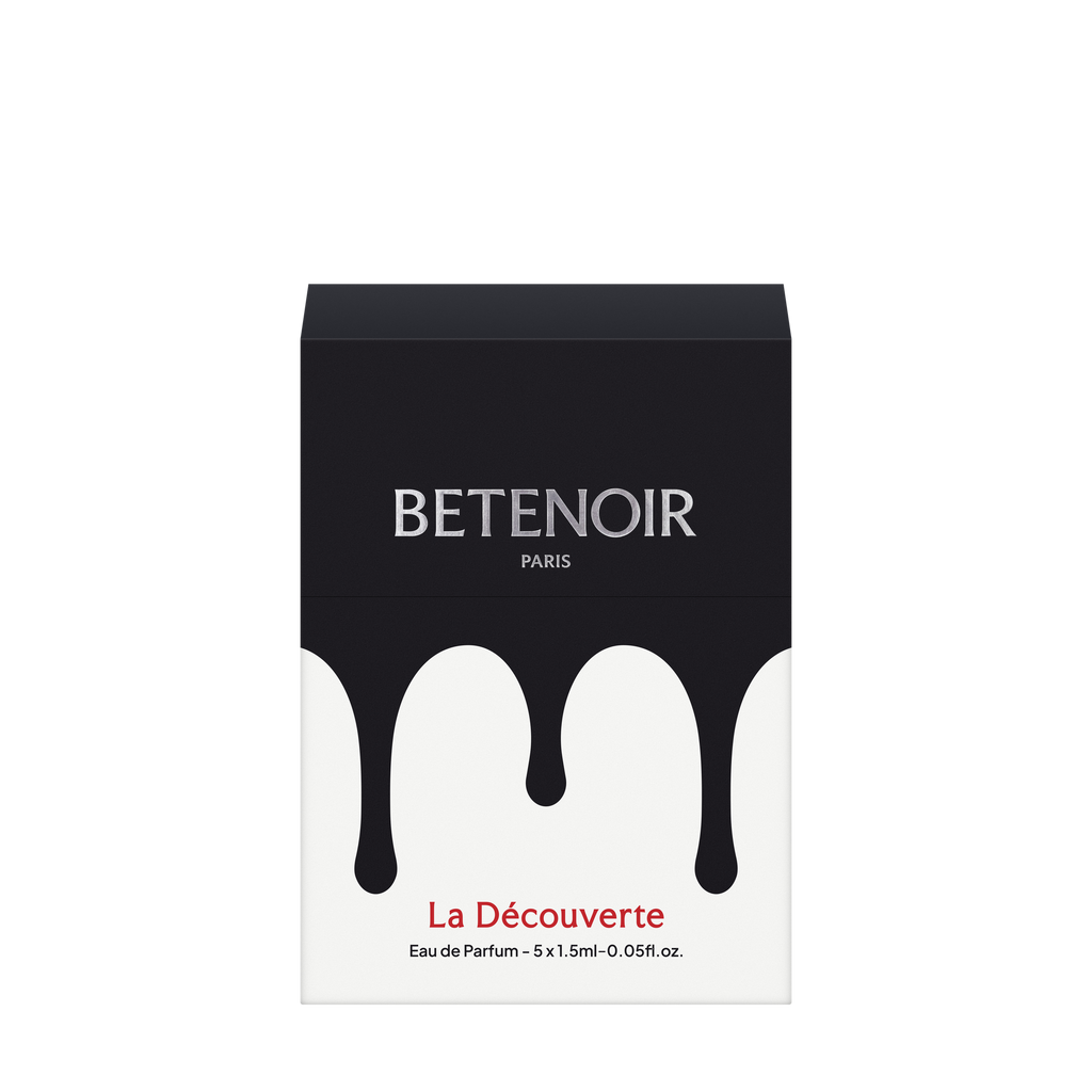 LA DÉCOUVERTE – Coffret découverte 5 × 1,5 ml, vue de trois quarts
